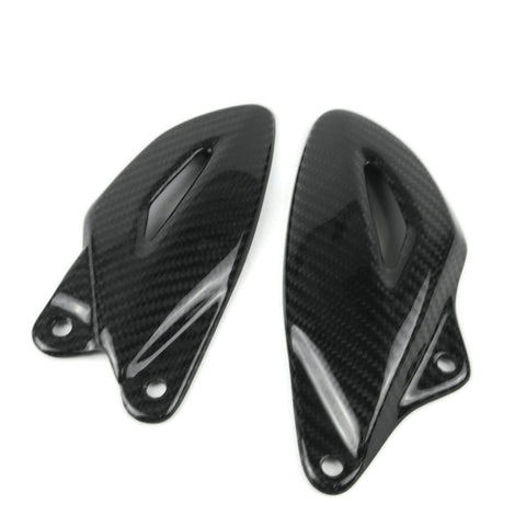 Triumph 675 Street Triple Carbon Fersenschutz Heel Plates Repose Pieds 1