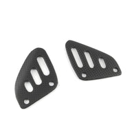 Aprilia RSV4 & Tuono Carbon Fersenschutz Heel Plates Reposes Pieds Rear Arriere