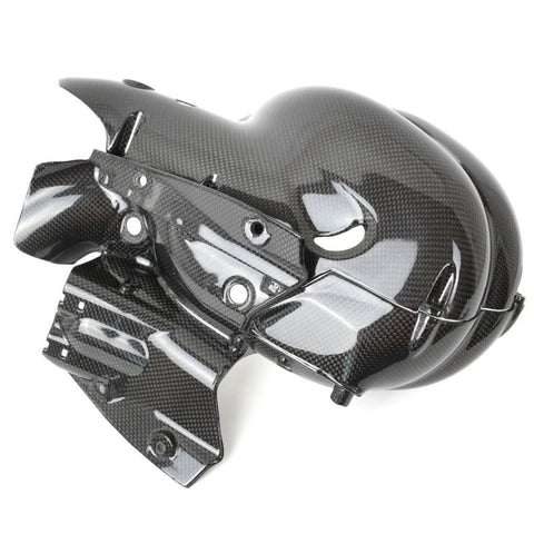 Ducati Panigale V4 Carbon Auspuff Hitzeschild Exhaust Heatshild Protection d'échappement 2