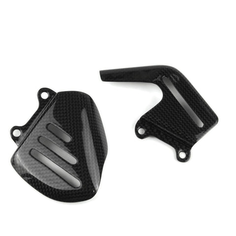 MV Agusta Brutale 1090  Carbon Fersenschutz Heel Plates Repose Pieds 1