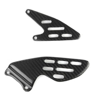 Yamaha YZF R1  Carbon Fersenschutz Heel Plates  Reposes Pieds